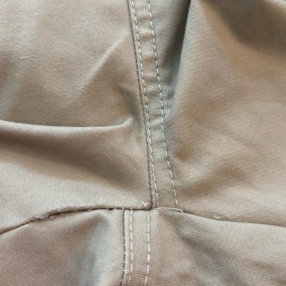 WXYZ Men's Size M Tan Beige Cargo Pants w Drawstring Straight Leg Elastic Waist - Picture 16 of 16